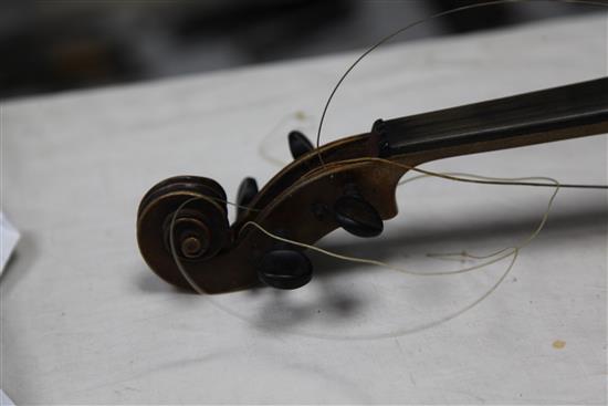 A Dodd violin bow,